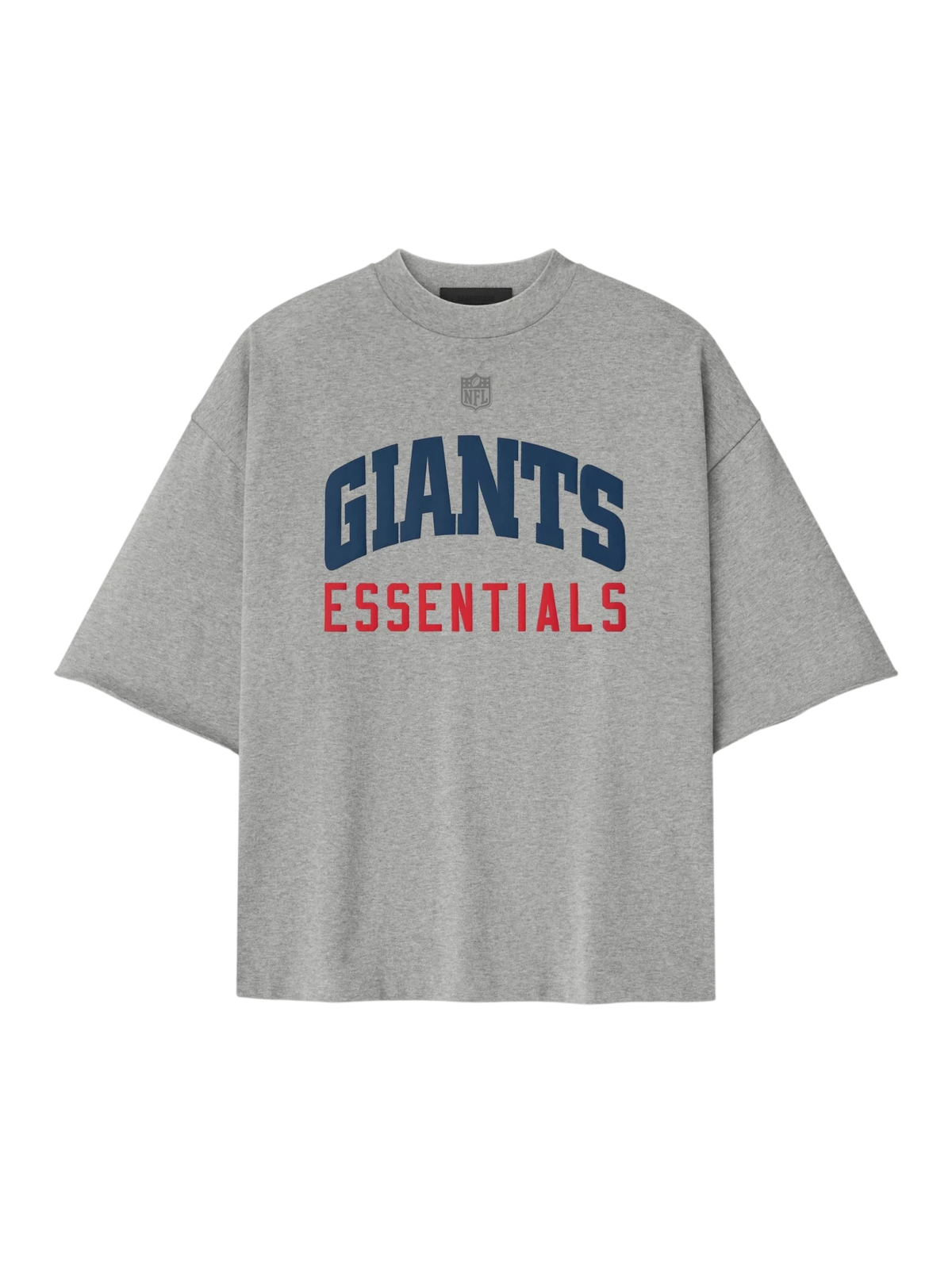 Fear of God Essentials Giants 90s 3/4 Sleeve Football Tee Concrete Heather - Im Your Wardrobe