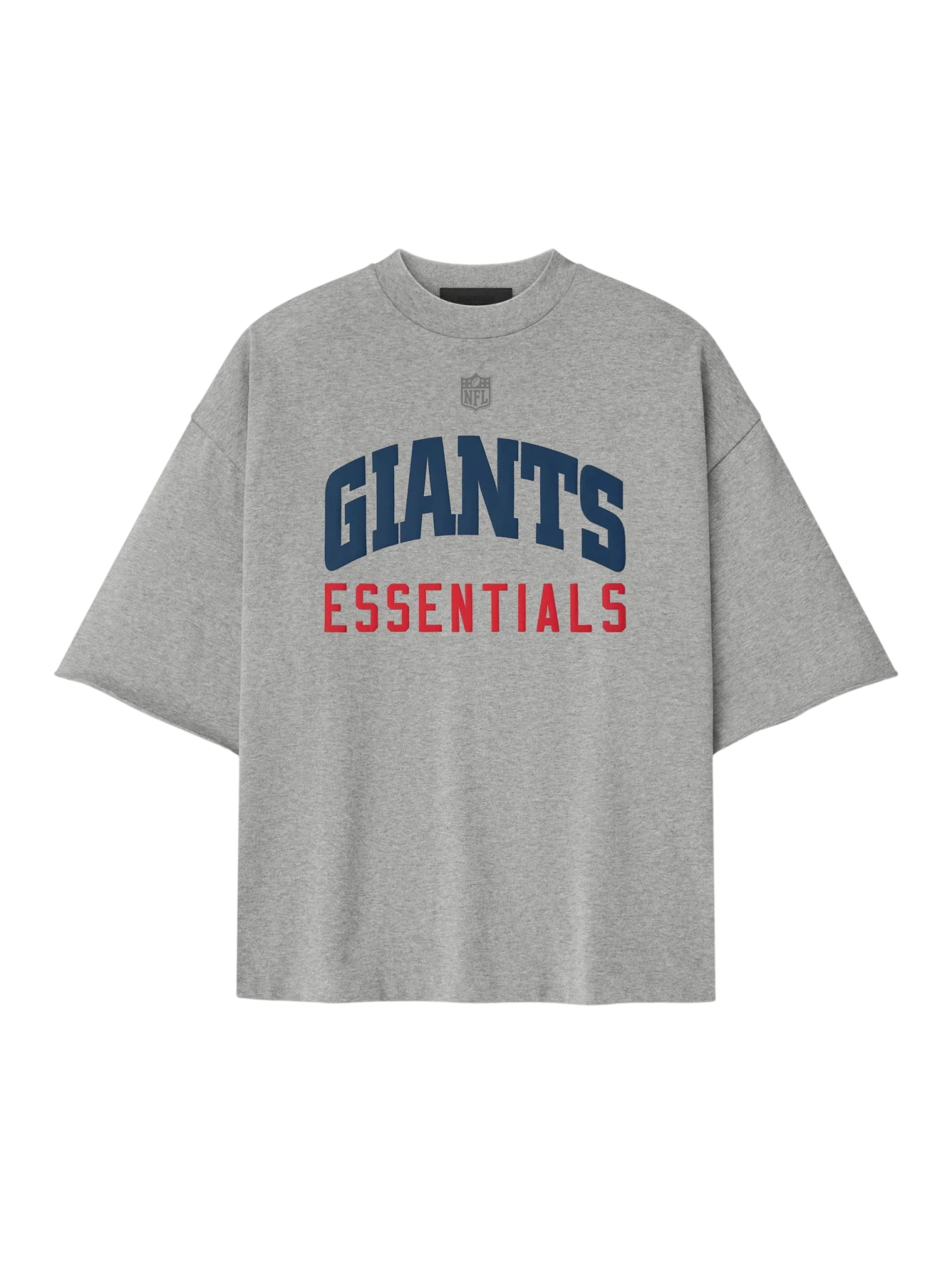 Fear of God Essentials Giants 90s 3/4 Sleeve Football Tee Concrete Heather - Im Your Wardrobe