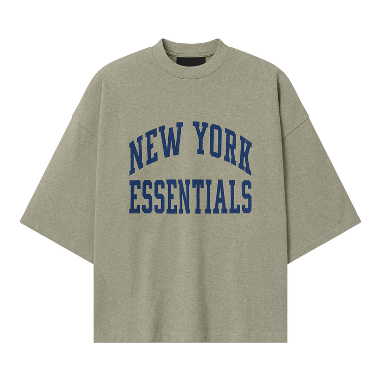 Fear of God Essentials Giants Merch Tee Seal Heather (FW26) - Im Your Wardrobe
