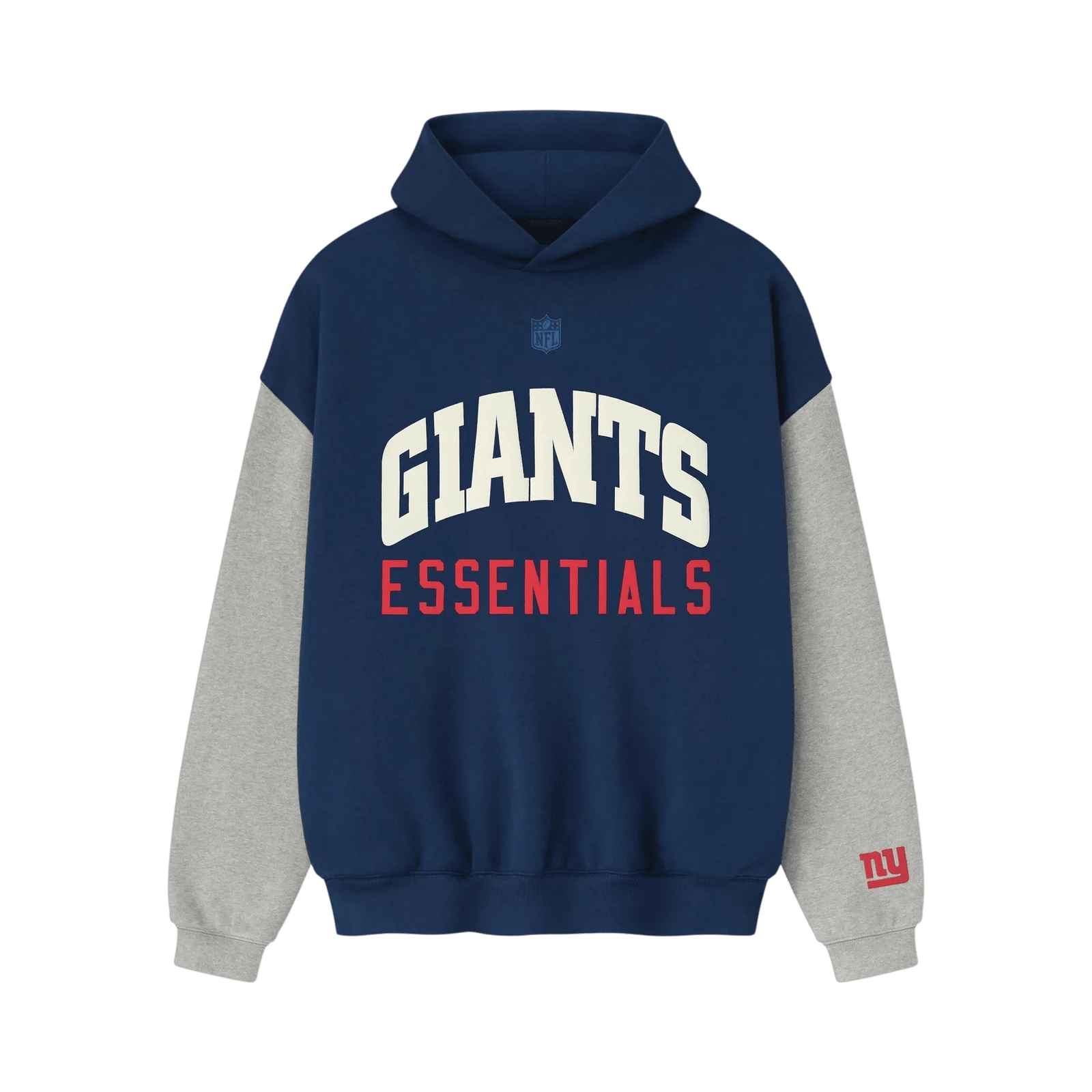 Fear of God Essentials Giants Sport Hoodie Blue Estate/Concrete Heather - Im Your Wardrobe