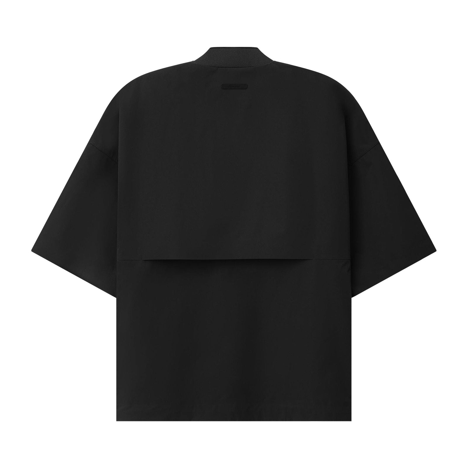 Fear of God Essentials Half Zip Shirt Vintage Black (SS26) - Im Your Wardrobe