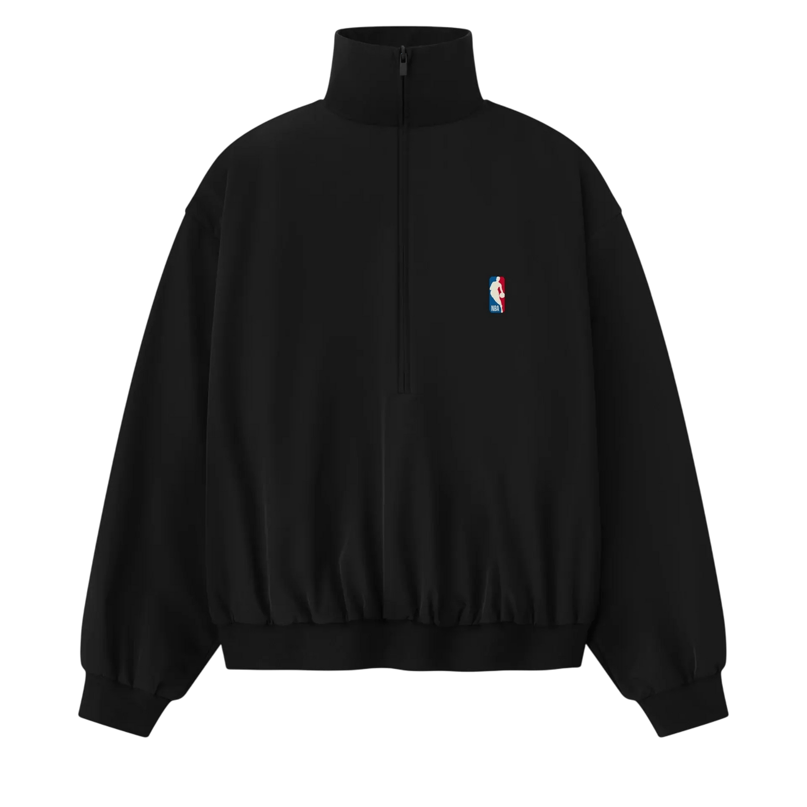 Fear of God Essentials Half Zip Track Jacket Black - Im Your Wardrobe