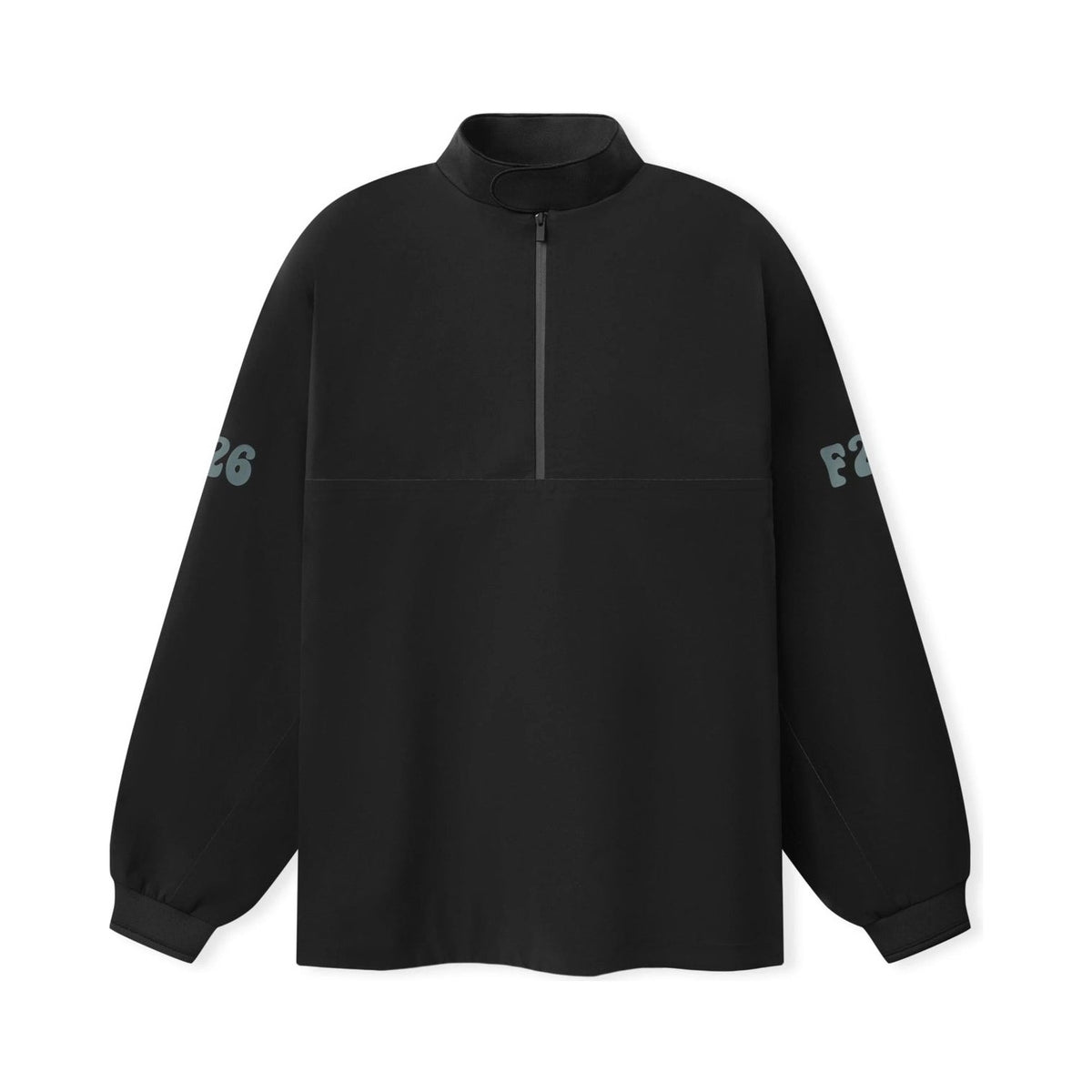 Fear of God Essentials Half Zip Track Jacket Vintage Black - Im Your Wardrobe