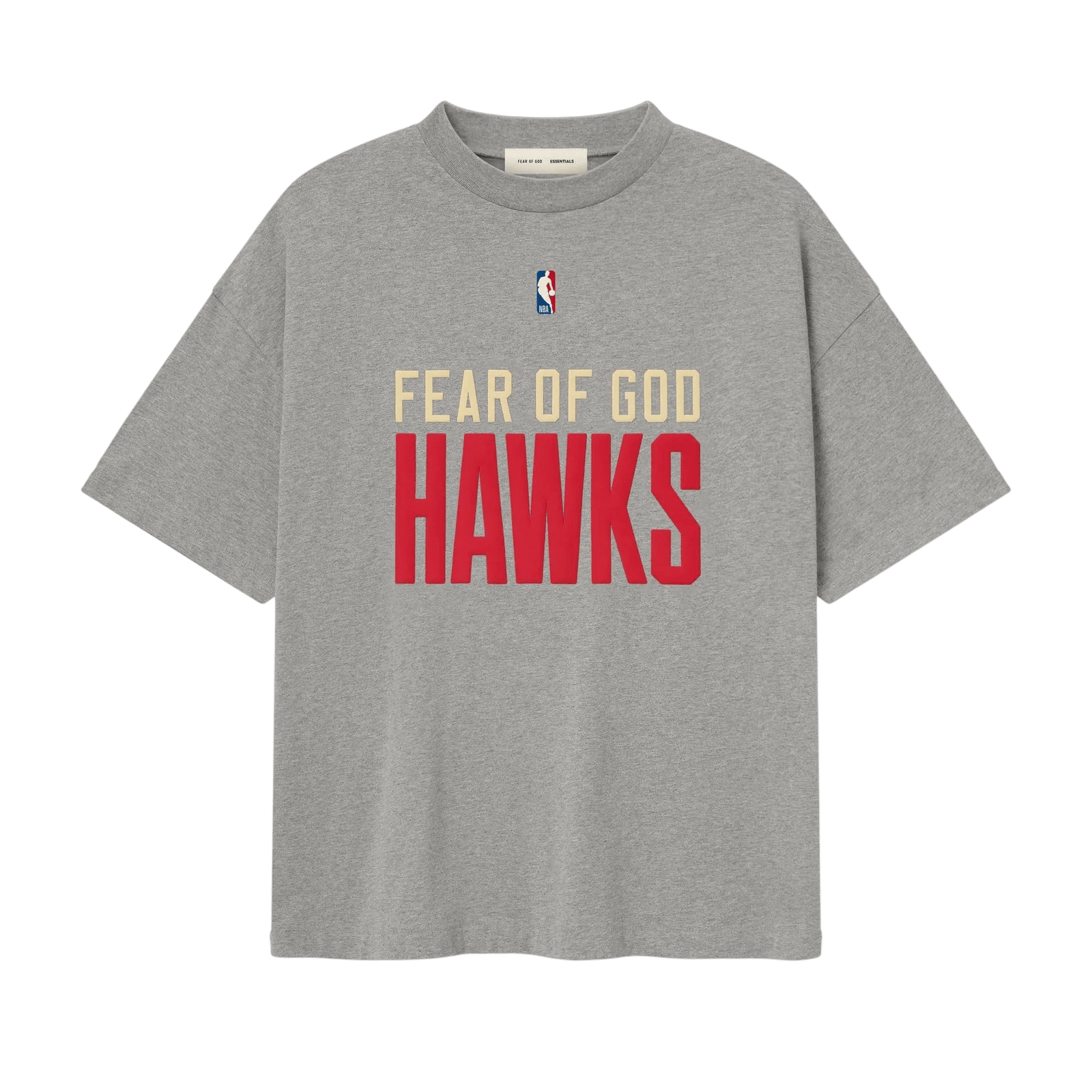 Fear of God Essentials Hawks 90's Tee Dark Heather - Im Your Wardrobe