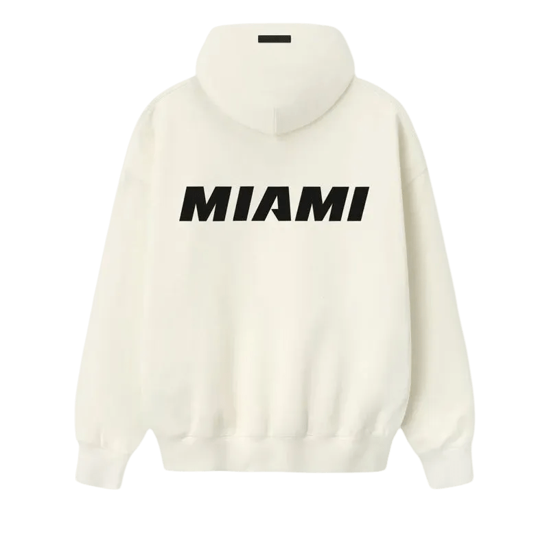 Fear of God Essentials Heat Sport Hoodie Cream White - Im Your Wardrobe