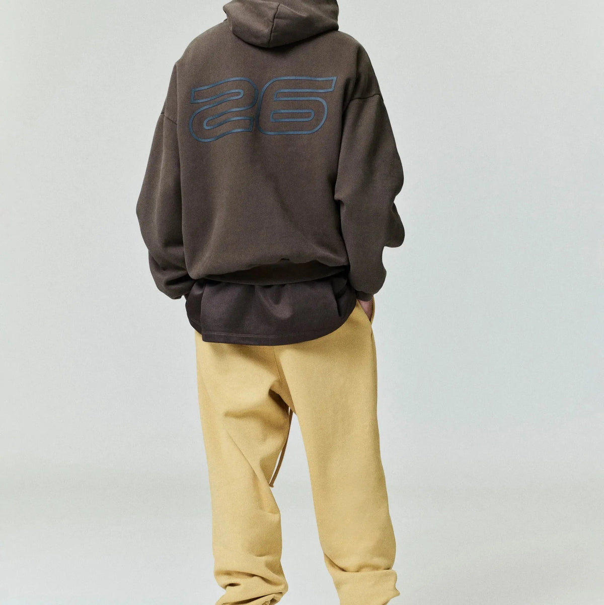 Fear of God Essentials Heavy Fleece 90s Hoodie Brown - Im Your Wardrobe
