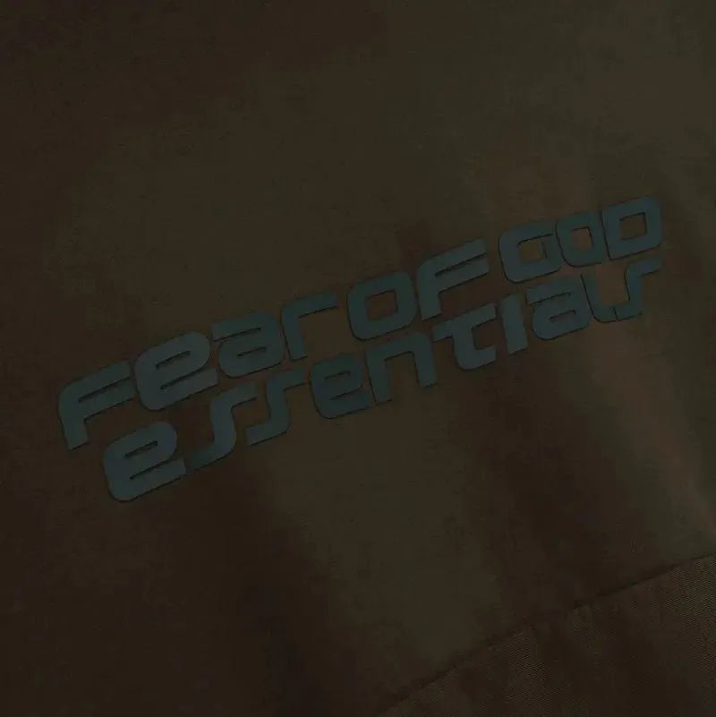 Fear of God Essentials Heavy Fleece 90s Hoodie Brown - Im Your Wardrobe