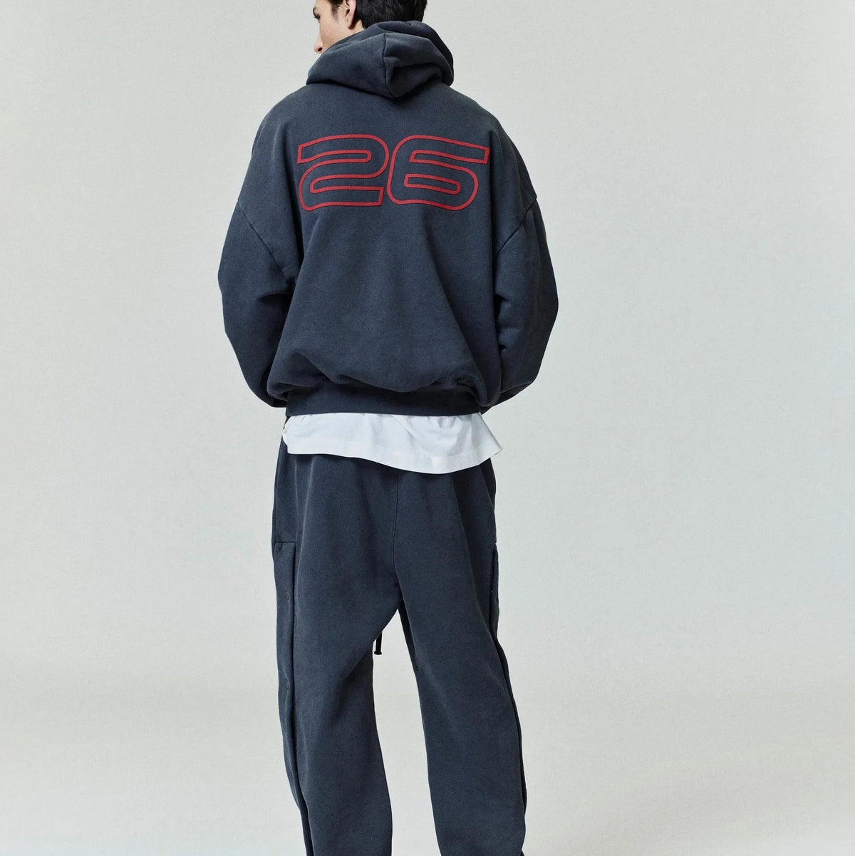 Fear of God Essentials Heavy Fleece 90s Hoodie Iron Grey - Im Your Wardrobe