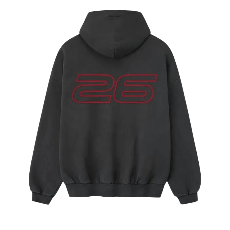 Fear of God Essentials Heavy Fleece 90s Hoodie Iron Grey - Im Your Wardrobe