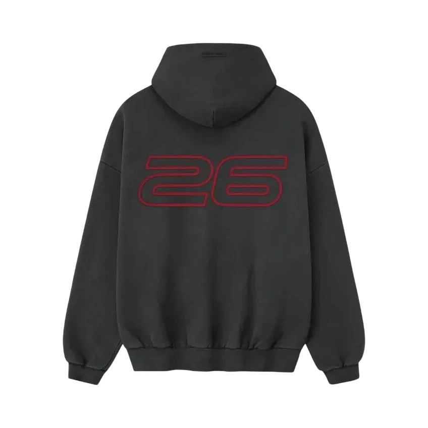 Fear of God Essentials Heavy Fleece 90s Hoodie Iron Grey - Im Your Wardrobe