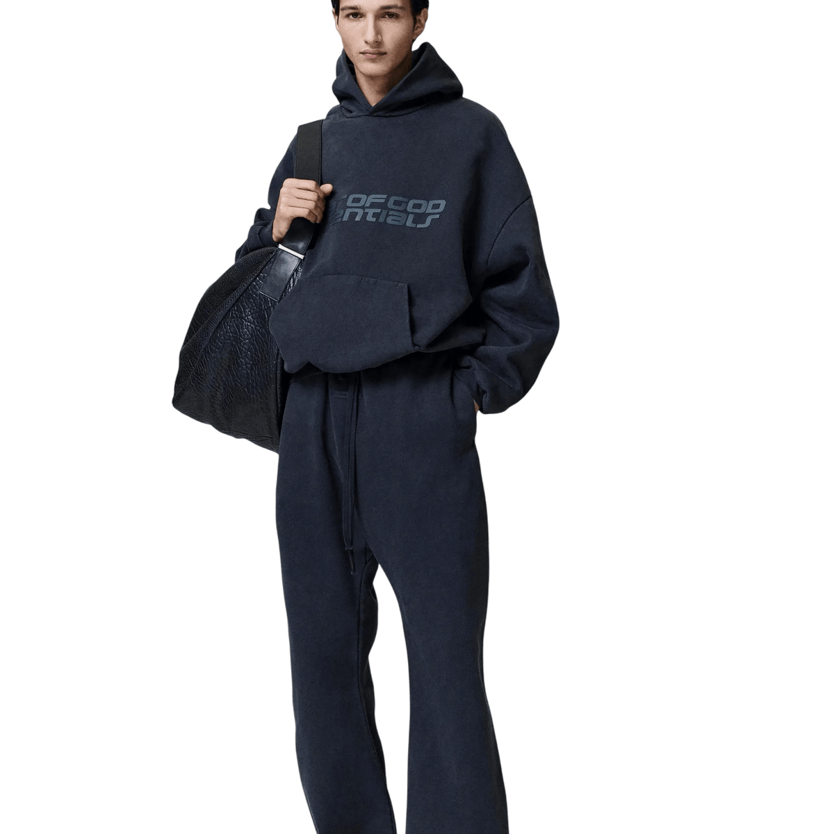 Fear of God Essentials Heavy Fleece 90s Hoodie Vintage Black - Im Your Wardrobe