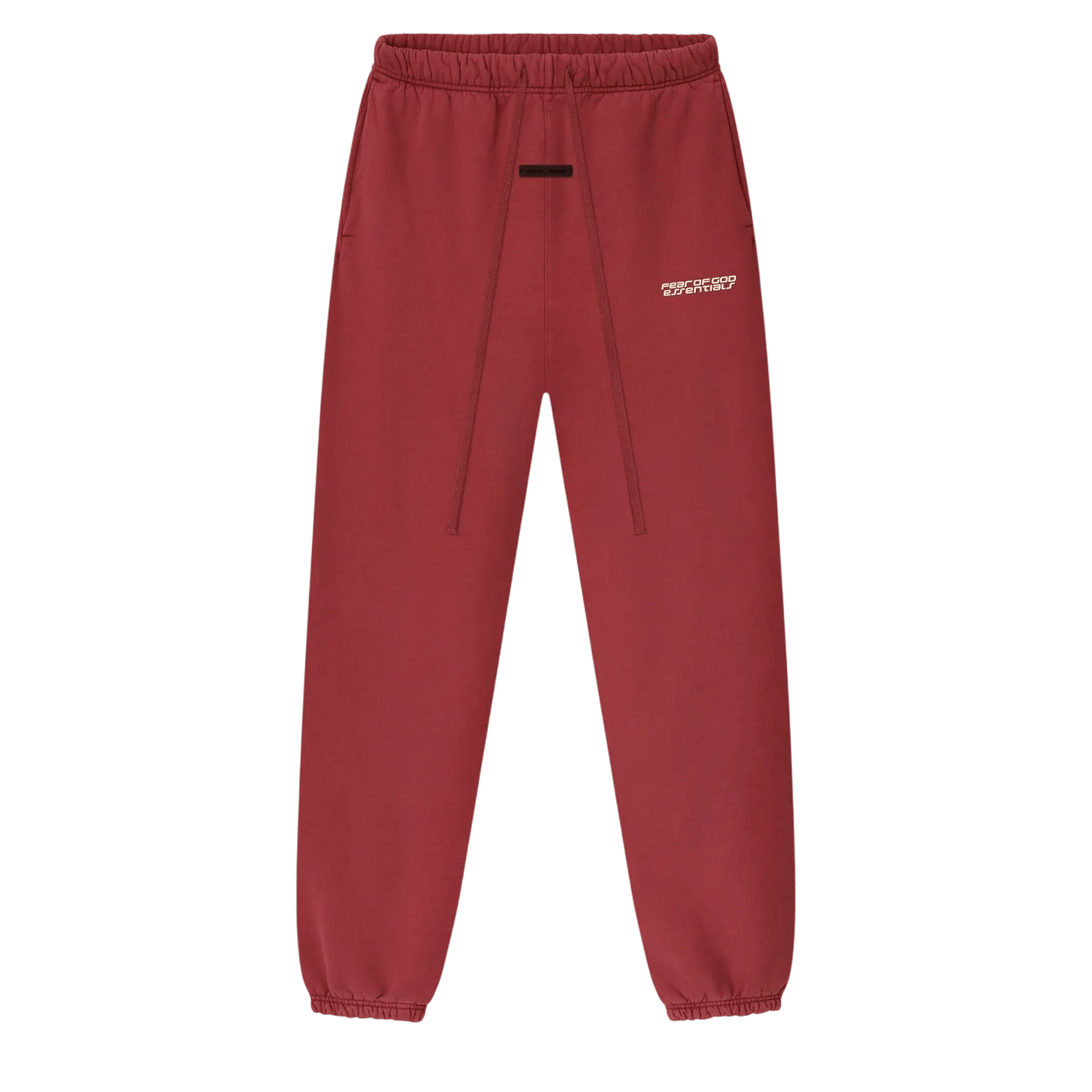Fear of God Essentials Heavy Fleece Classic Sweatpant Crimson - Im Your Wardrobe