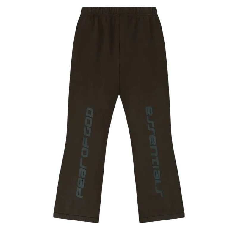 Fear of God Essentials Heavy Fleece Flare Sweatpant Brown - Im Your Wardrobe