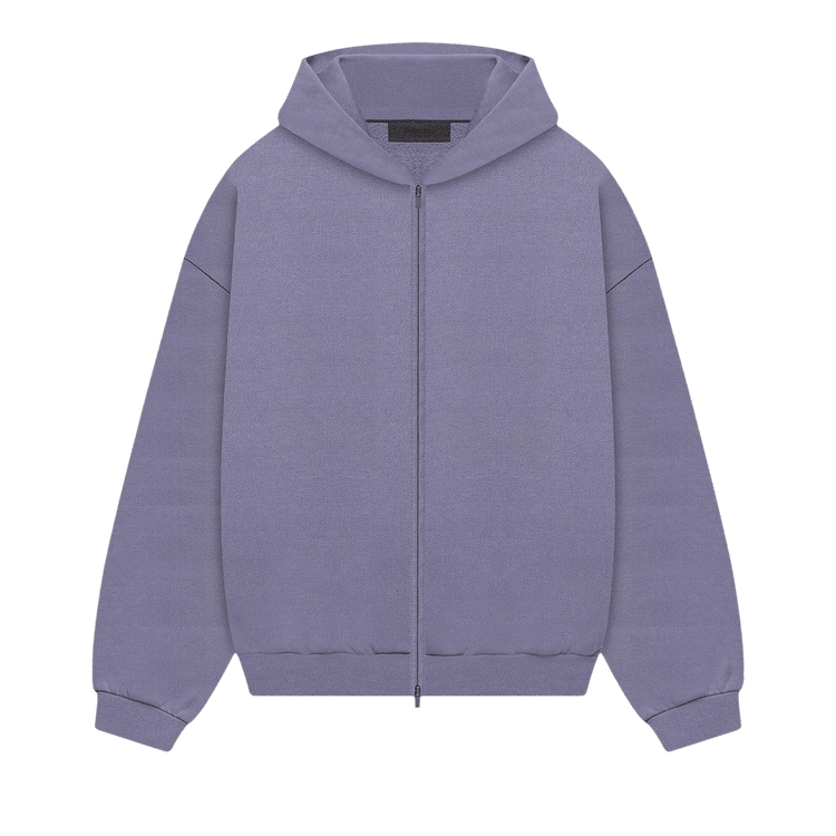 Fear of God Essentials Heavy Fleece Full Zip Hoodie Lavender (FW24) - Im Your Wardrobe