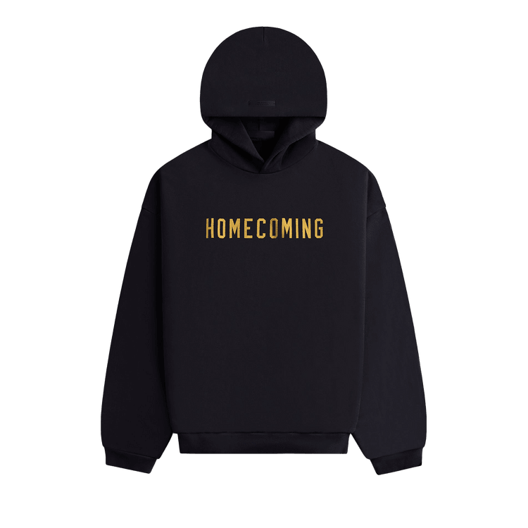 Fear of God Essentials Heavy Fleece Hoodie Black (FW24) - Im Your Wardrobe