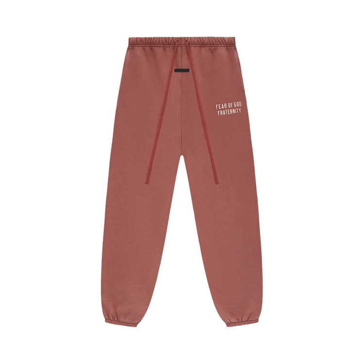 Fear of God Essentials Heavy Fleece Sweatpant Crimson (FW24) - Im Your Wardrobe