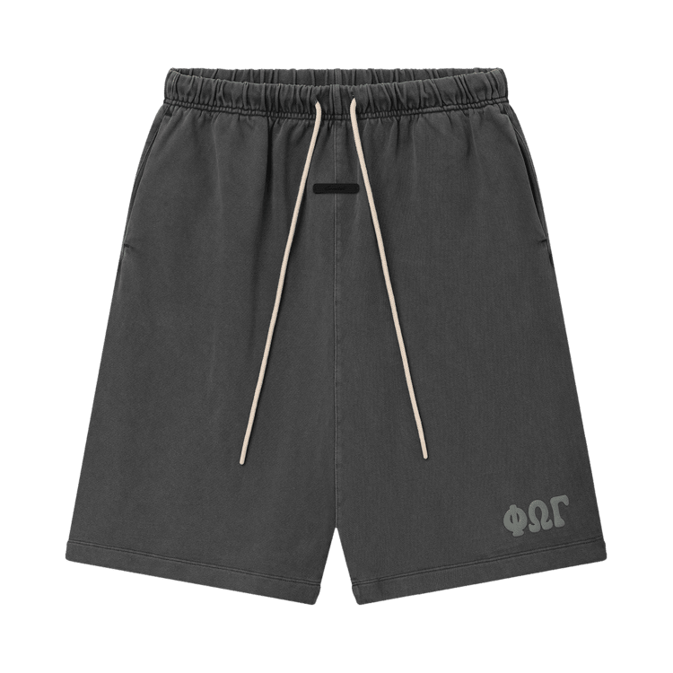 Fear of God Essentials Heavy Jersey 90s Sweatshort Washed Iron Grey (SS26) - Im Your Wardrobe