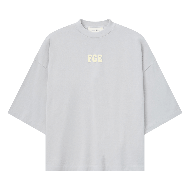 Fear of God Essentials Heavy Jersey Merch Tee Boxy Fit Washed Overcast (SS26) - Im Your Wardrobe