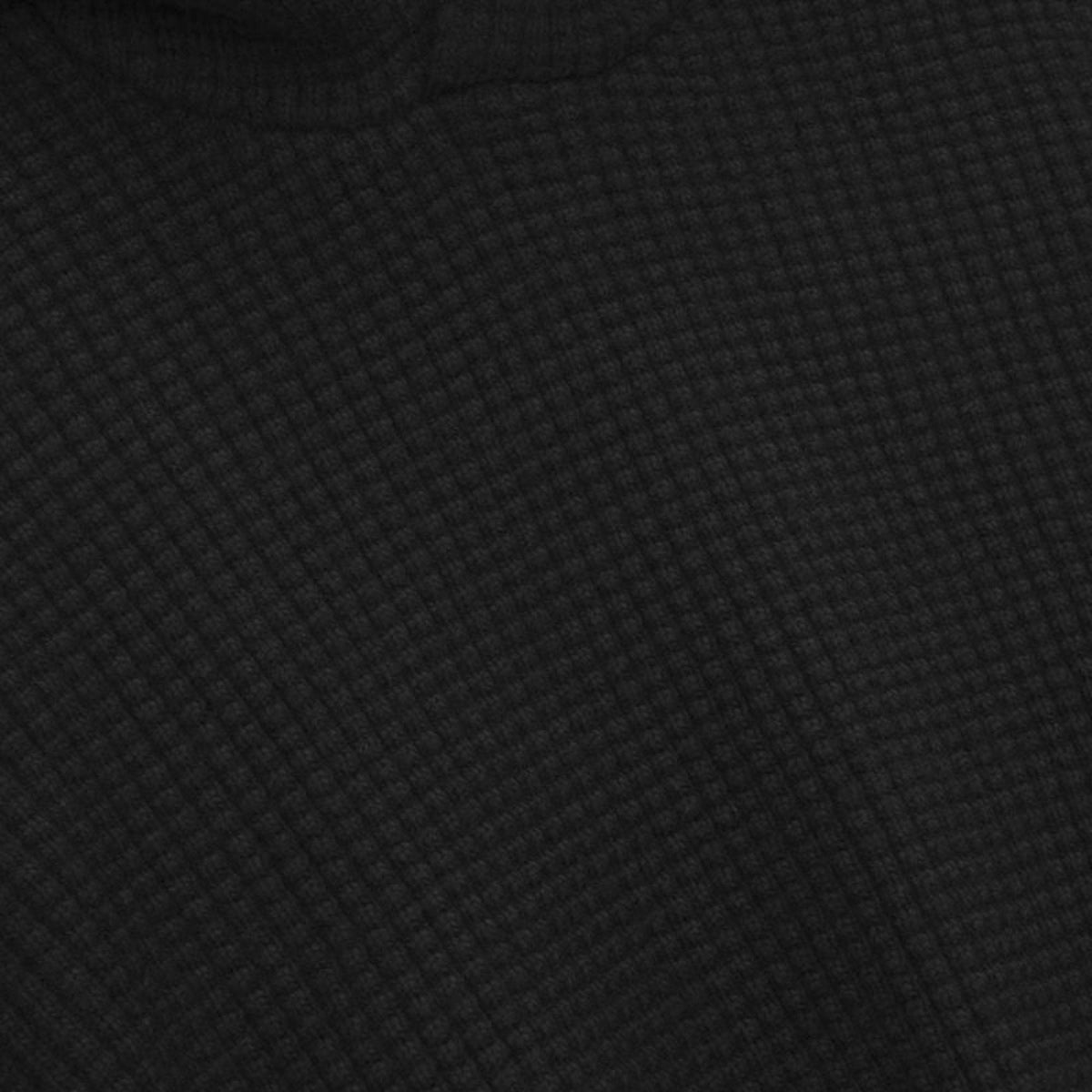 Fear of God Essentials Heavy Waffle 90s Hoodie Vintage Black (FW25) - Im Your Wardrobe