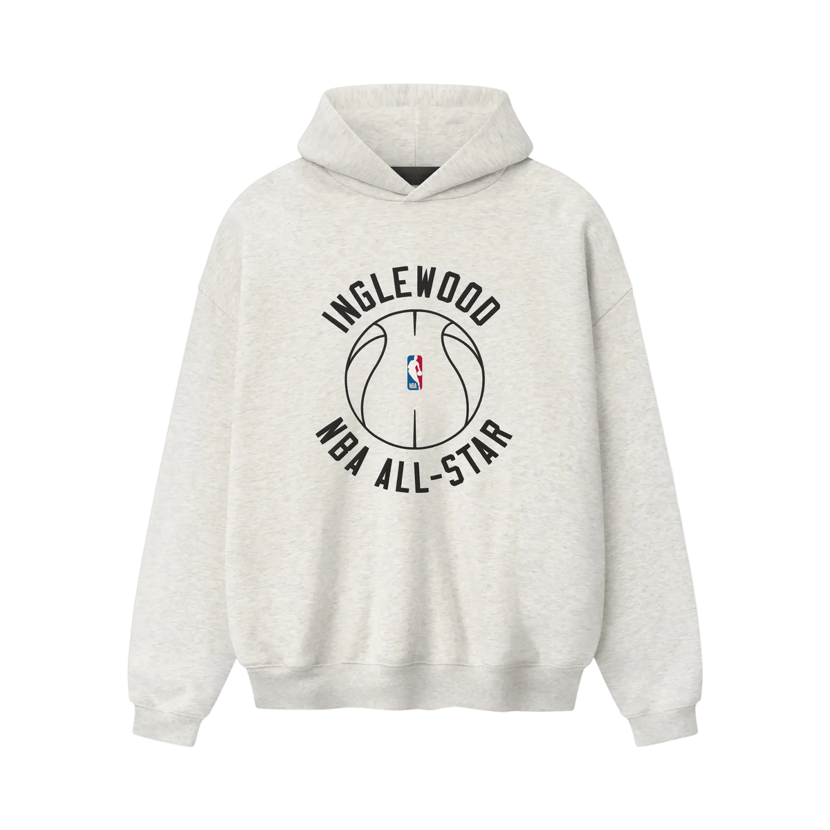 Fear Of God Essentials Inglewood X All Star Weekend '26 90s Hoodie Oatmeal Heather - Im Your Wardrobe