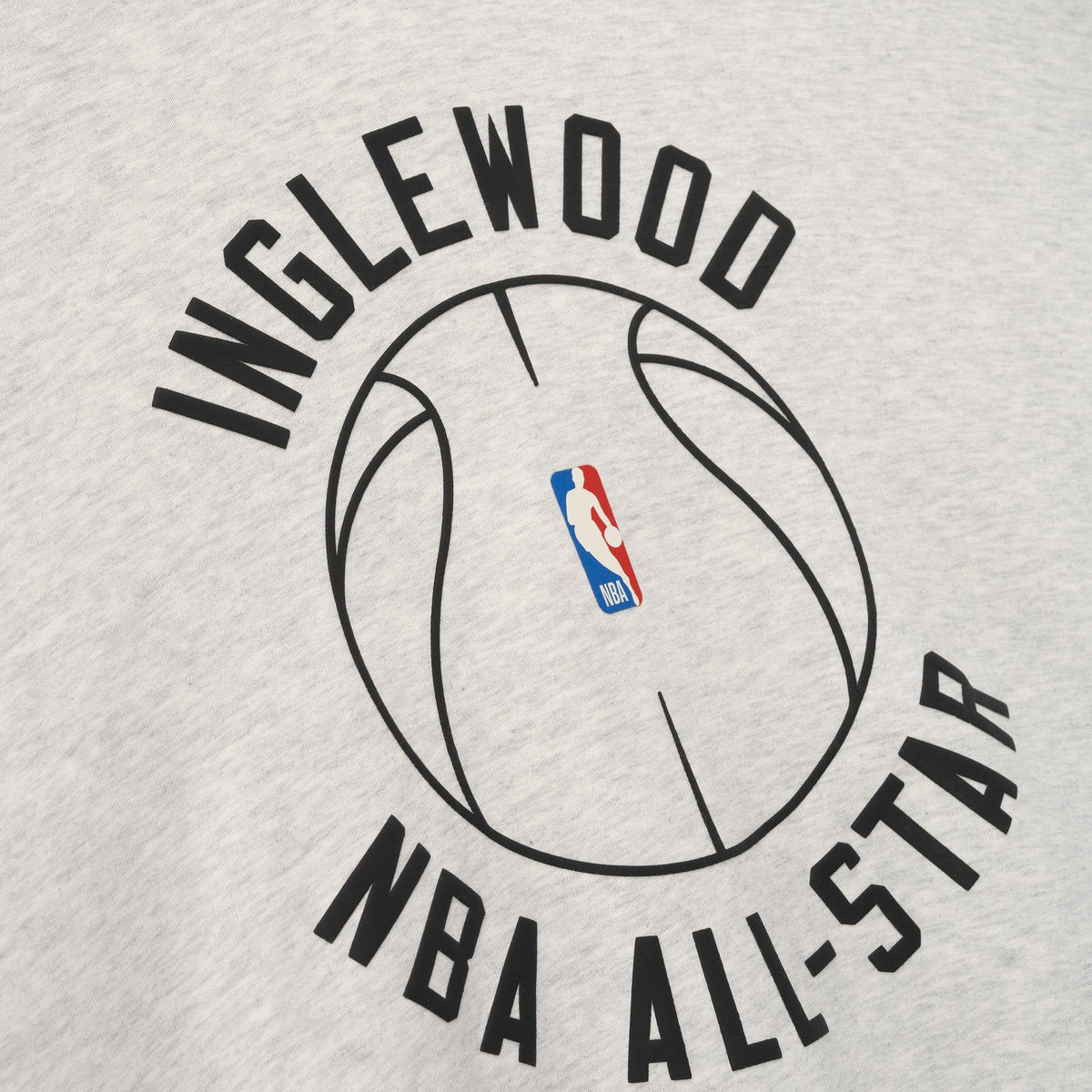 Fear Of God Essentials Inglewood X All Star Weekend '26 90s Hoodie Oatmeal Heather - Im Your Wardrobe