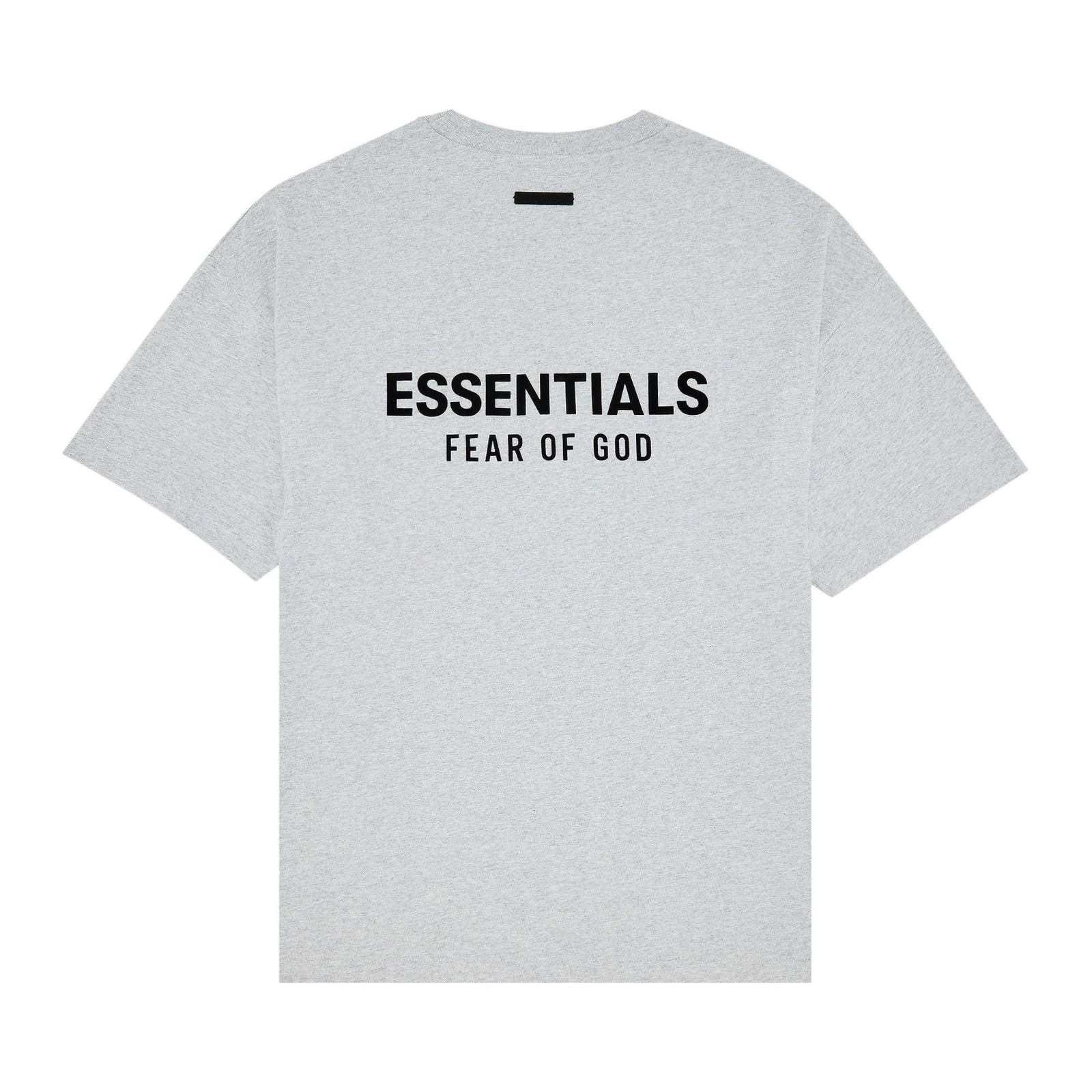 Fear of God Essentials Jersey Crewneck Tee Light Heather Grey (FW24) - Im Your Wardrobe