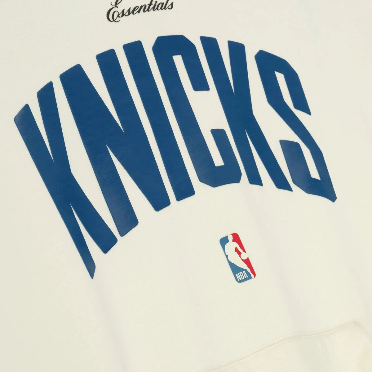 Fear of God Essentials Knicks 90s Hoodie Cream White - Im Your Wardrobe