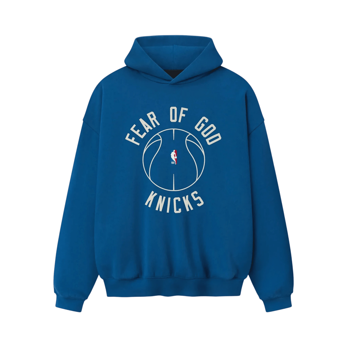 Fear Of God Essentials Knicks X Barkley Hendricks 90s Hoodie Faded Blue - Im Your Wardrobe