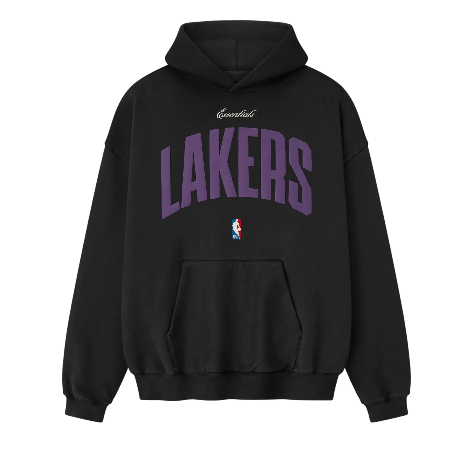 Fear of God Essentials Lakers 90s Hoodie Black - Im Your Wardrobe