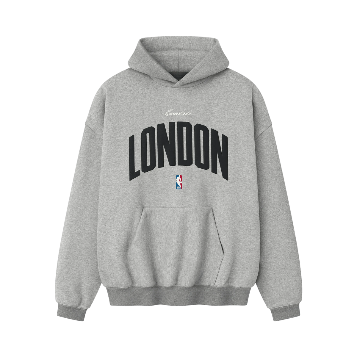 Fear of God Essentials London 90s Hoodie Concrete Heather - Im Your Wardrobe