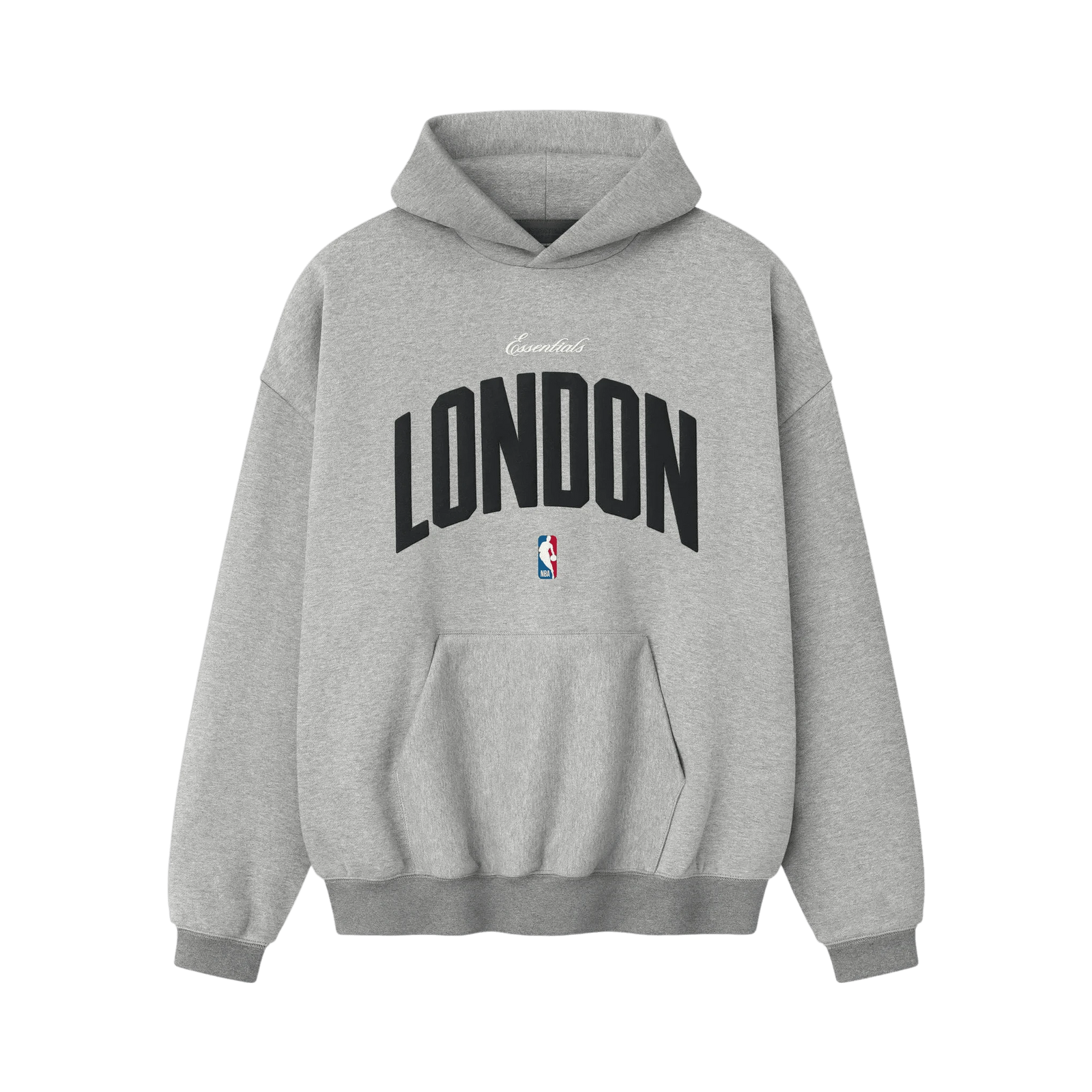 Fear of God Essentials London 90s Hoodie Concrete Heather - Im Your Wardrobe