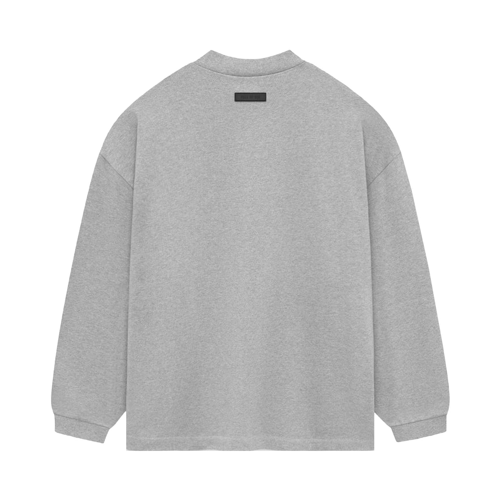 Fear of God Essentials Long-Sleeve Shirt II Light Heather Grey (SS24) - Im Your Wardrobe