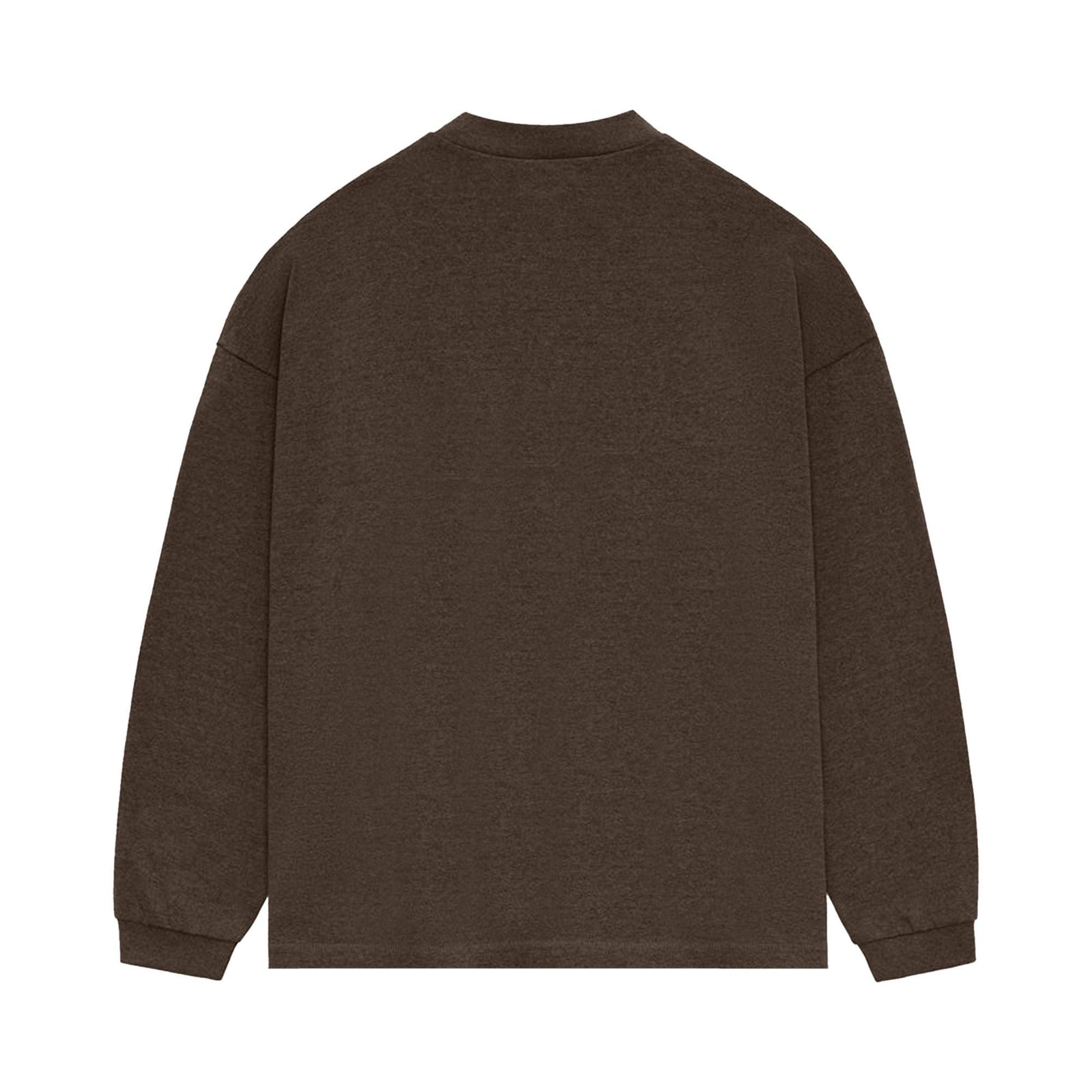 Fear of God Essentials Long-Sleeve Tee Heather Wood (SS24) - Im Your Wardrobe