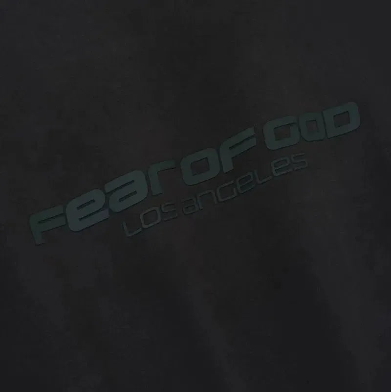 Fear of God Essentials Los Angeles Heavy Fleece Cropped Sweatshirt Vintage Black - Im Your Wardrobe