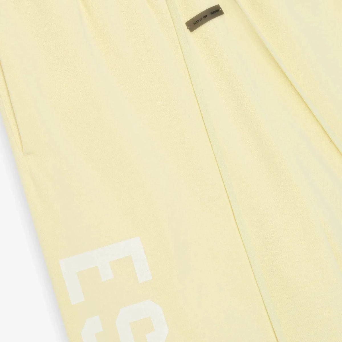 Fear of God Essentials Lounge Fleece Sweatpant Garden Yellow - Im Your Wardrobe