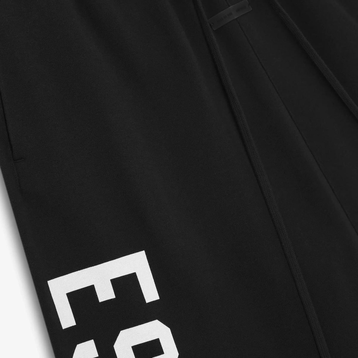 Fear of God Essentials Lounge Fleece Sweatpant Jet Black - Im Your Wardrobe
