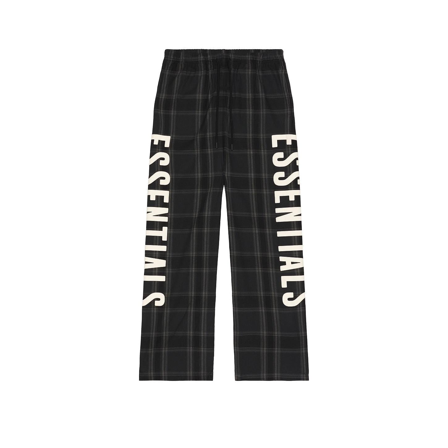 Fear of God Essentials Lounge Pant Vintage Black Plaid - Im Your Wardrobe