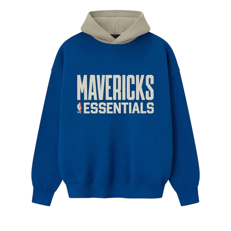 Fear of God Essentials Mavs Sport Hoodie Blue/Seal - Im Your Wardrobe