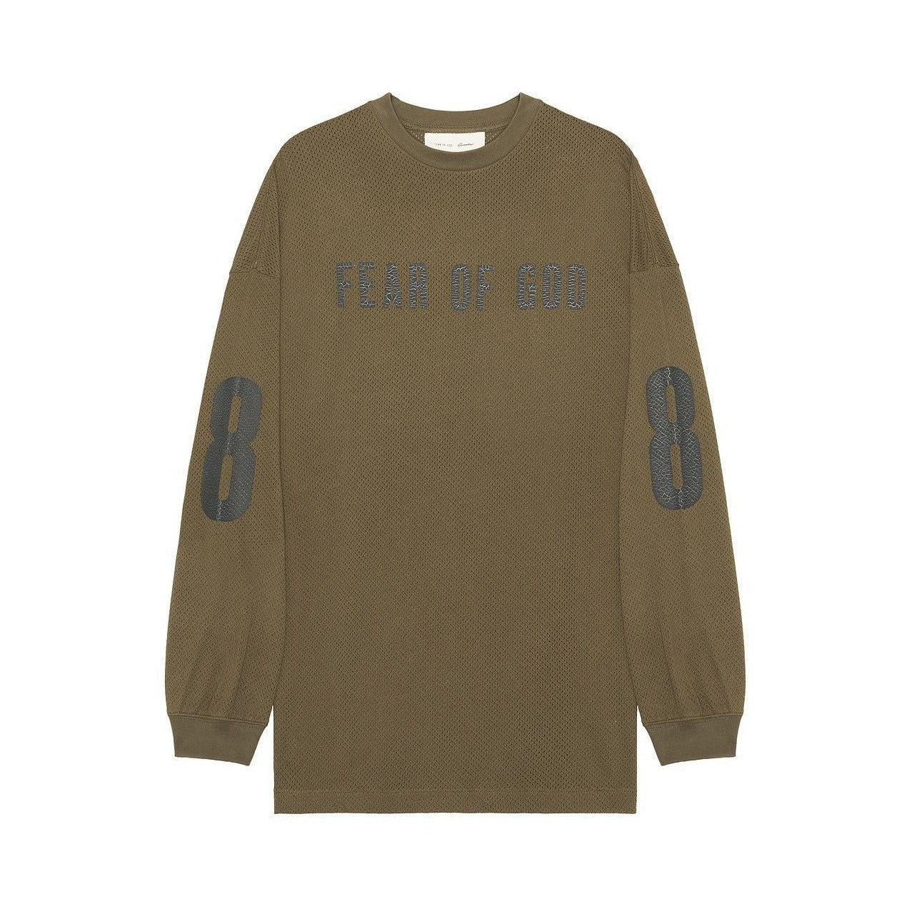 Fear of God Essentials Merch Long Sleeve Tee Moss - Im Your Wardrobe