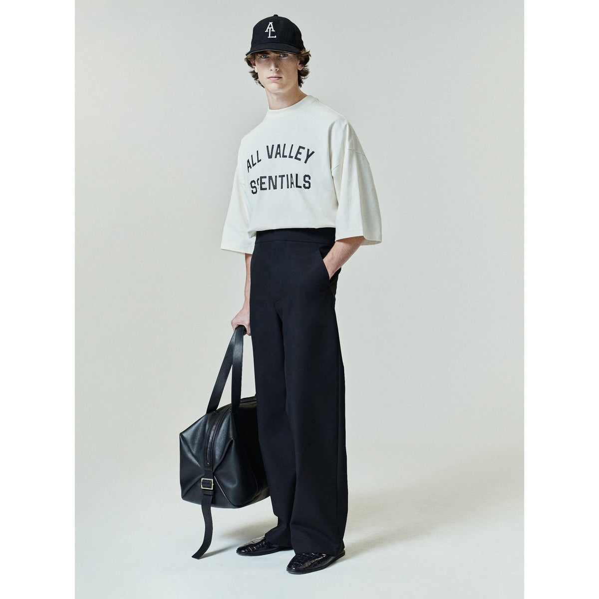 Fear of God Essentials Merch Tee Boxy Fit Ivory - Im Your Wardrobe