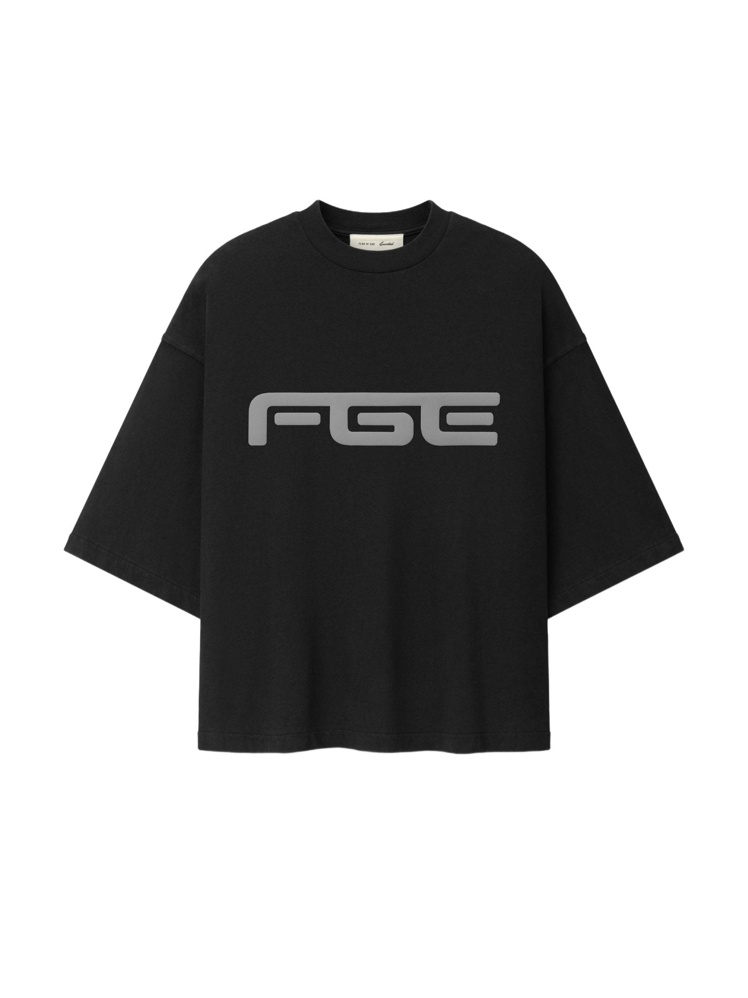 Fear of God Essentials Merch Tee Washed Vintage Black - Im Your Wardrobe