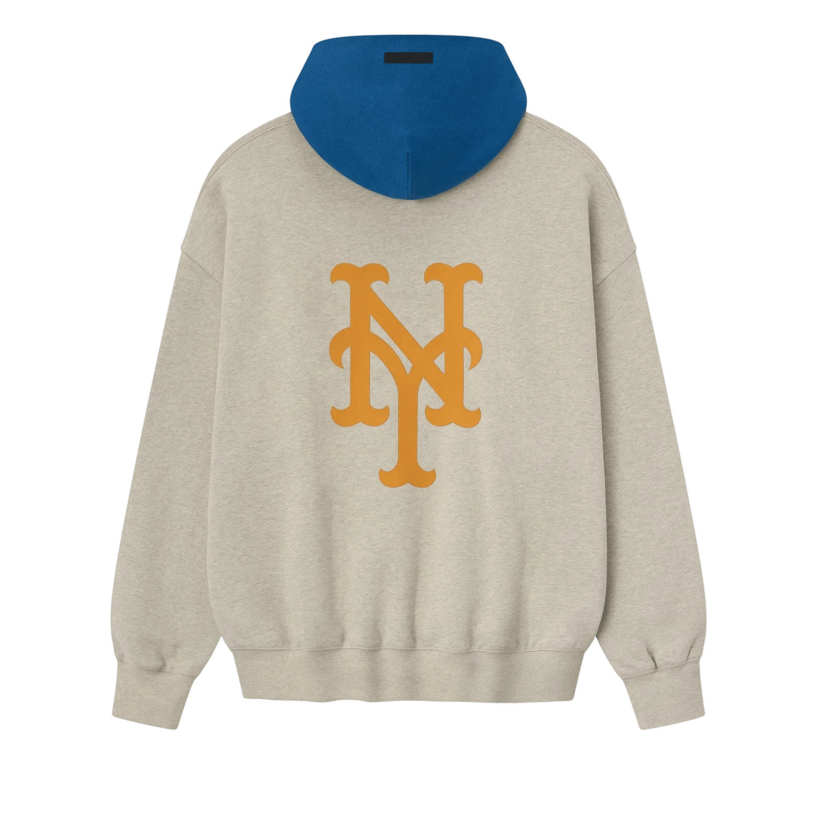 Fear of God Essentials Mets Sport Hoodie Heather Stone/Blue Sapphire - Im Your Wardrobe
