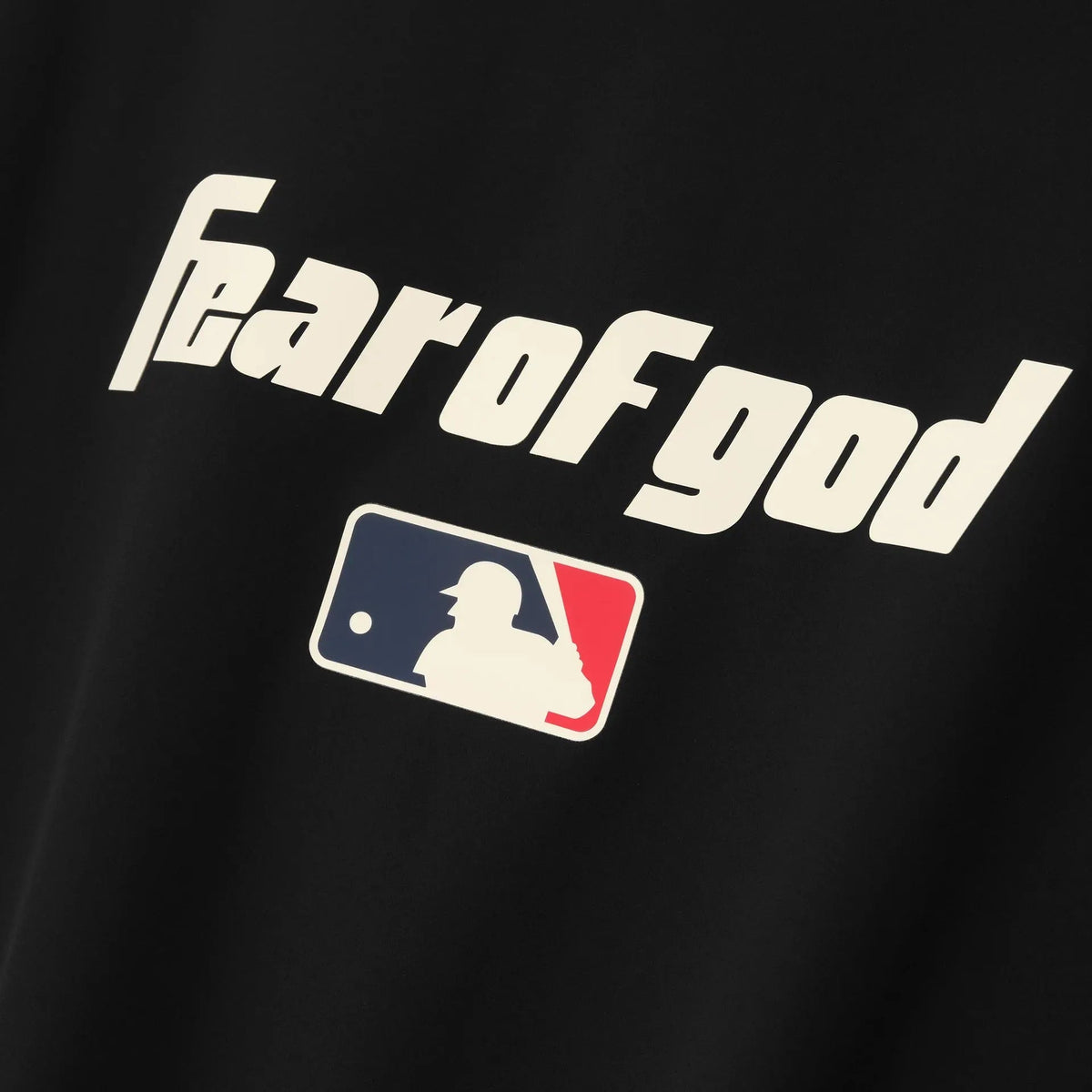 Fear of God Essentials MLB 3/4 Sleeve Half Zip Jacket Black - Im Your Wardrobe