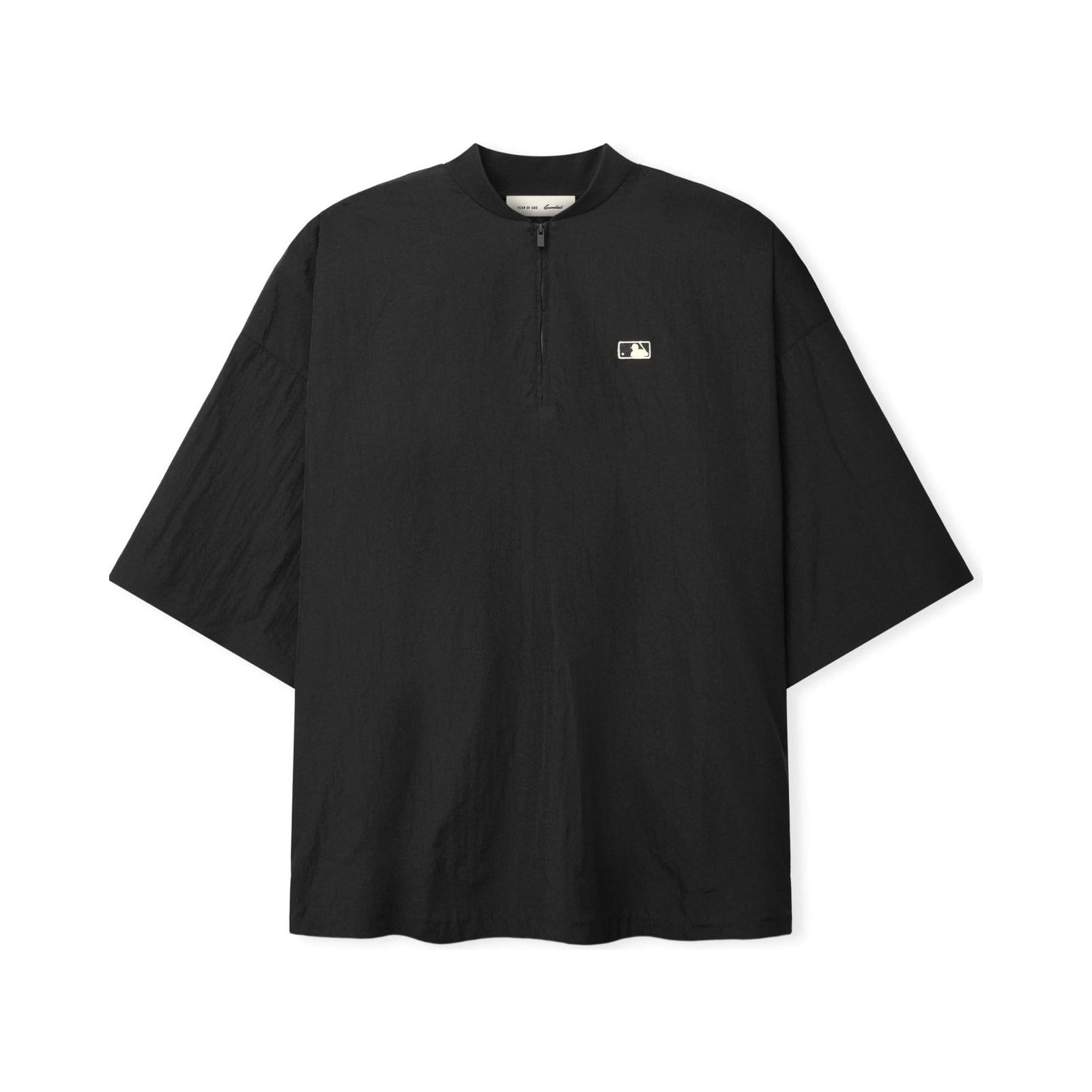 Fear of God Essentials MLB 3/4 Sleeve Pullover Black - Im Your Wardrobe