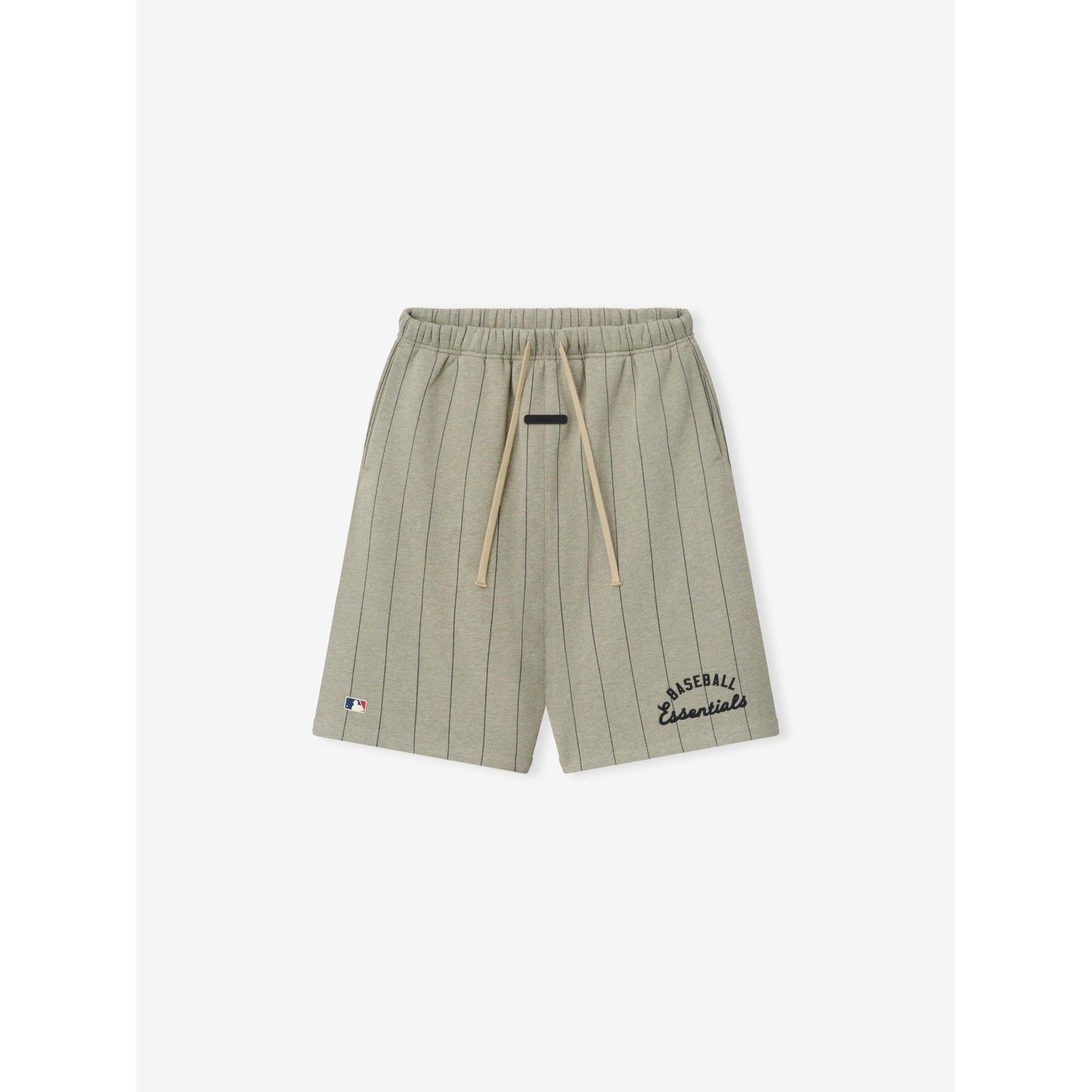 Fear of God Essentials MLB 90s Sweatshort Seal Heather W Black Pinstripes - Im Your Wardrobe