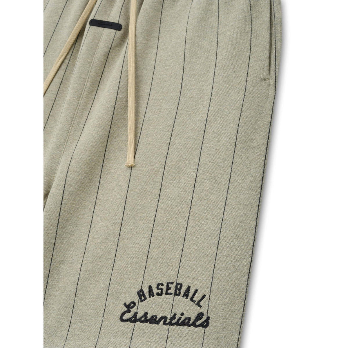 Fear of God Essentials MLB 90s Sweatshort Seal Heather W Black Pinstripes - Im Your Wardrobe