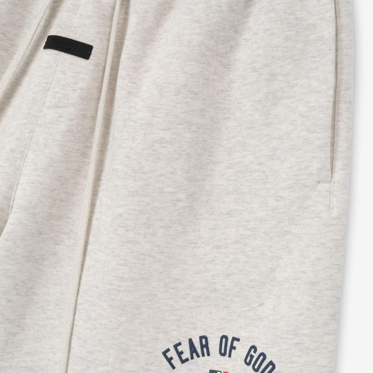 Fear of God Essentials MLB Classic Sweatshort Heather Oatmeal - Im Your Wardrobe