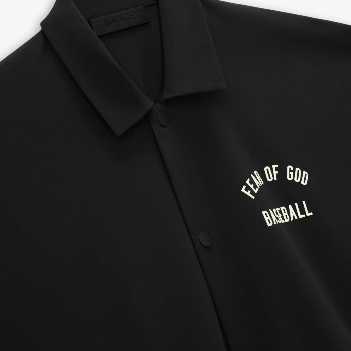 Fear of God Essentials MLB Coaches Jacket Black - Im Your Wardrobe