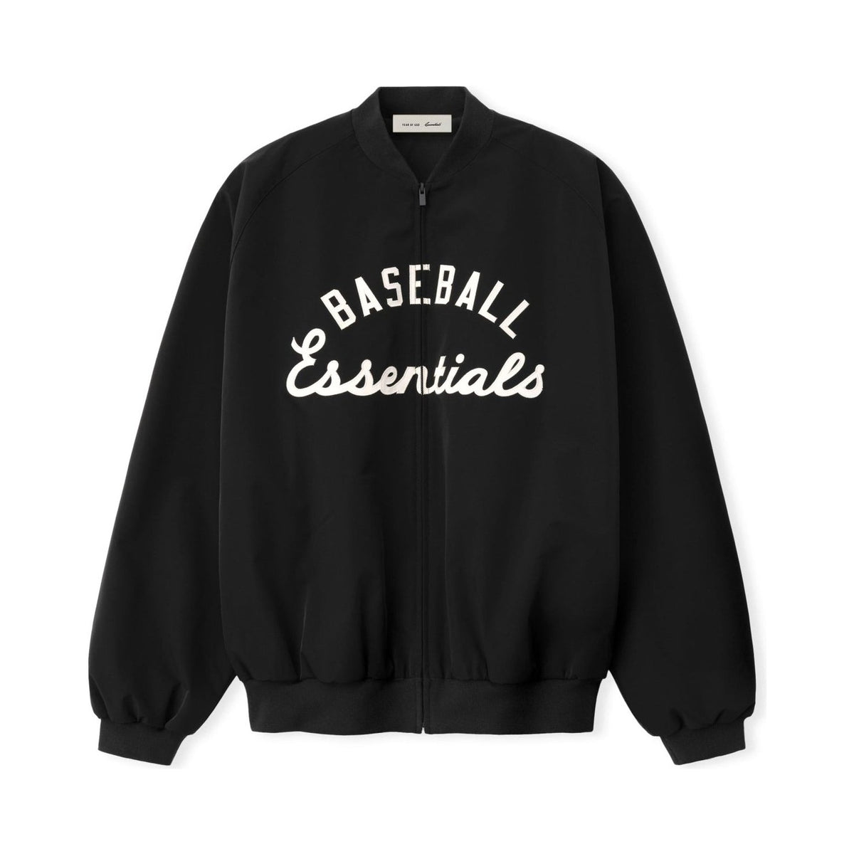 Fear of God Essentials MLB Full Zip Bomber Black - Im Your Wardrobe
