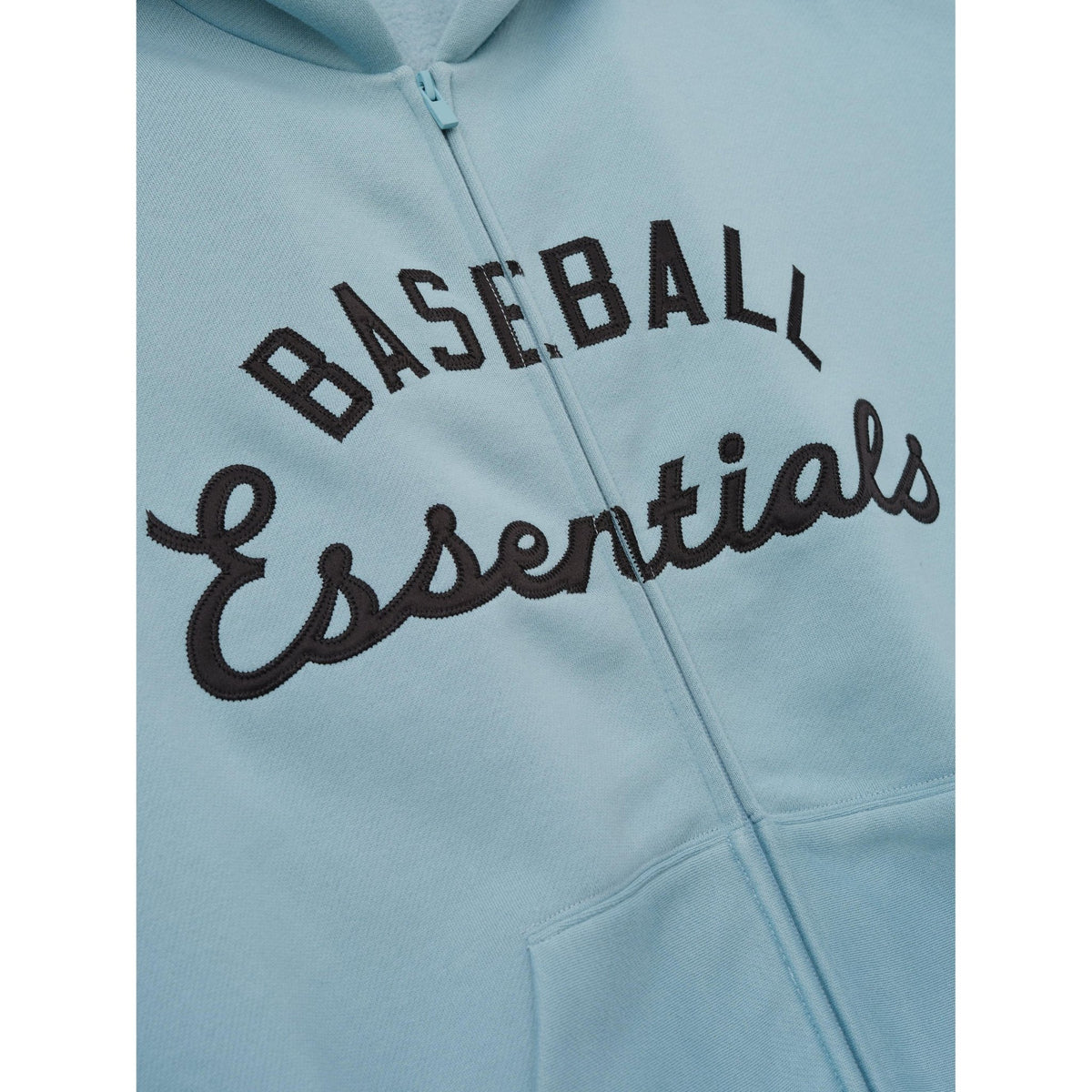 Fear of God Essentials MLB Full Zip Sport Hoodie Stone Blue - Im Your Wardrobe